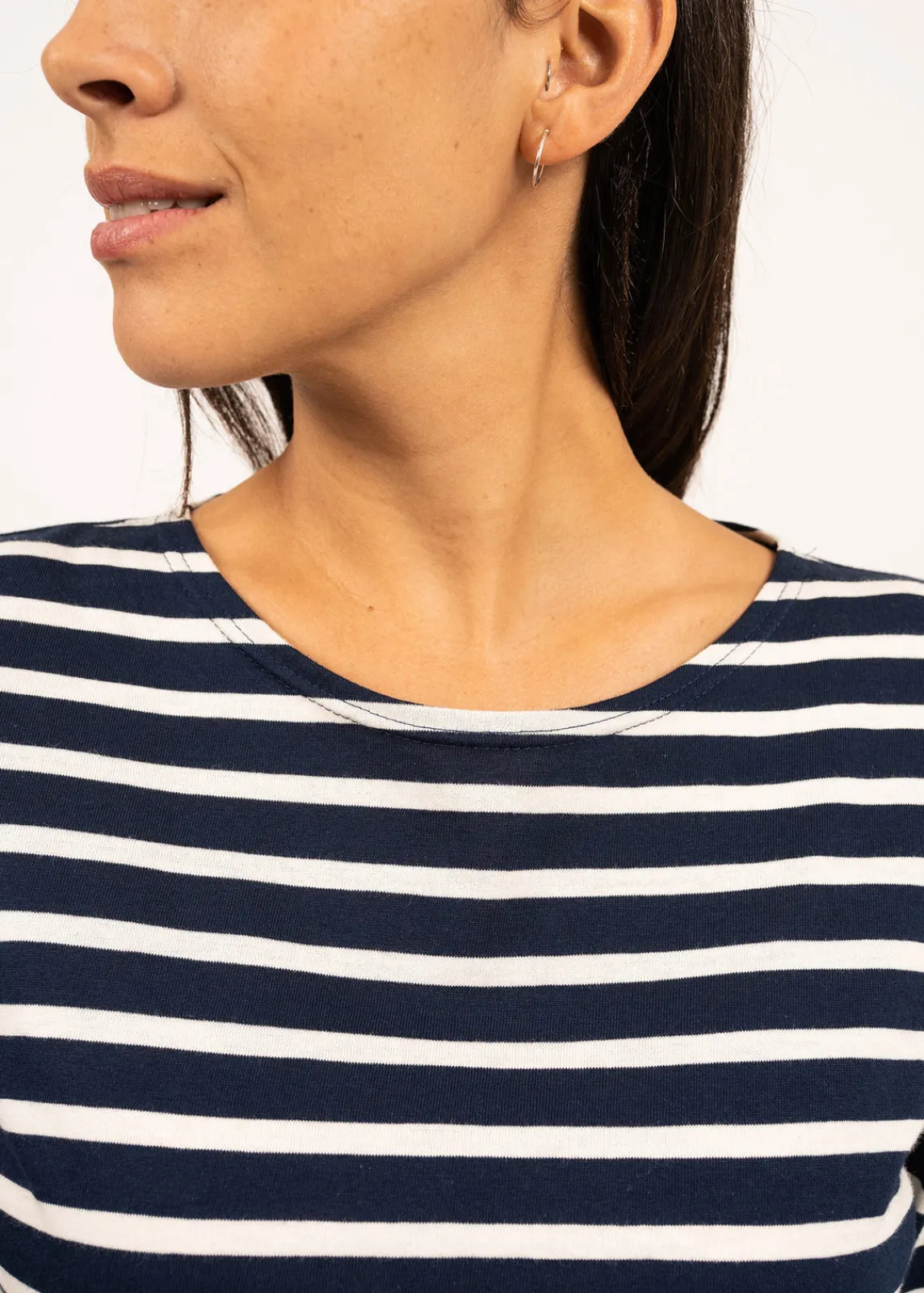 Saint James Sailor Striped Shirts|Sailor Striped Shirts*Minquidame striped sailor shirt Marine/ecru