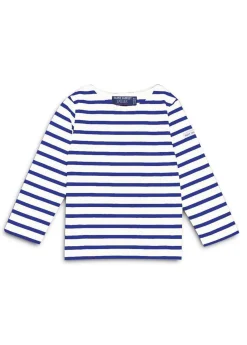 Saint James Sailor Striped Shirts|Sailor Striped Shirts*Minquiers striped sailor shirt for kids Neige/gitane