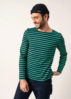 Saint James Sailor Striped Shirts|Sailor Striped Shirts*Minquiers unisex striped sailor shirt Navy/trefle