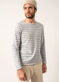 Saint James Sailor Striped Shirts|Sailor Striped Shirts*Minquiers unisex striped sailor shirt Naturel/oxygene