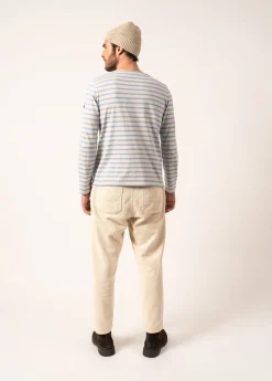 Saint James Sailor Striped Shirts|Sailor Striped Shirts*Minquiers unisex striped sailor shirt Naturel/oxygene