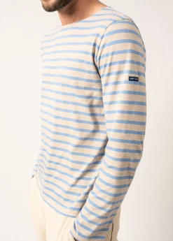 Saint James Sailor Striped Shirts*Minquiers unisex striped sailor shirt Naturel/oxygene