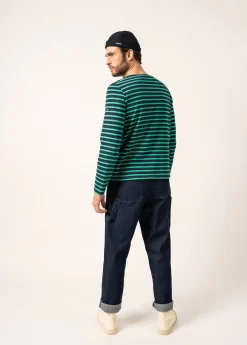 Saint James Sailor Striped Shirts*Minquiers unisex striped sailor shirt Navy/trefle