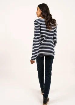 Saint James Sailor Striped Shirts*Minquiers unisex striped sailor shirt Marine/ecru