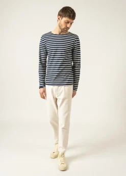 Saint James Sailor Striped Shirts*Minquiers unisex striped sailor shirt Marine/ecru