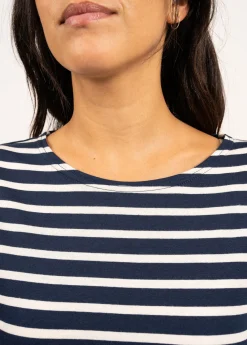 Saint James Sailor Striped Shirts*Minquiers unisex striped sailor shirt Marine/ecru