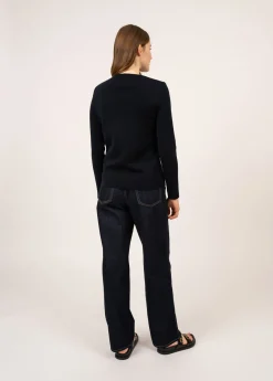Saint James Jumpers, Cardigans, Jackets*Molène fine jumper Navy