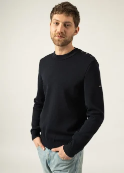 Saint James Sailor Jumpers|Sailor Jumpers*Mondiovision Eiffel sailor jumper Navy/ecume
