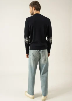 Saint James Sailor Jumpers|Sailor Jumpers*Mondiovision Eiffel sailor jumper Navy/ecume