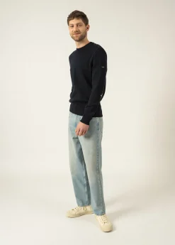 Saint James Sailor Jumpers|Sailor Jumpers*Mondiovision Eiffel sailor jumper Navy/ecume