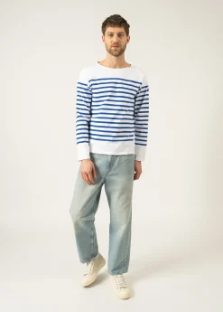 Saint James Sailor Striped Shirts|Sailor Striped Shirts*Naval authentic striped sailor shirt Neige/gitane