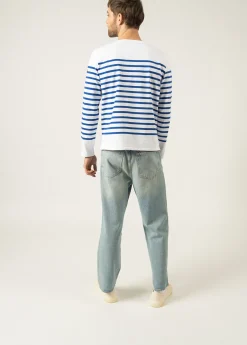 Saint James Sailor Striped Shirts|Sailor Striped Shirts*Naval authentic striped sailor shirt Neige/gitane