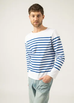 Saint James Sailor Striped Shirts|Sailor Striped Shirts*Naval authentic striped sailor shirt Neige/gitane