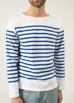 Saint James Sailor Striped Shirts|Sailor Striped Shirts*Naval authentic striped sailor shirt Neige/gitane