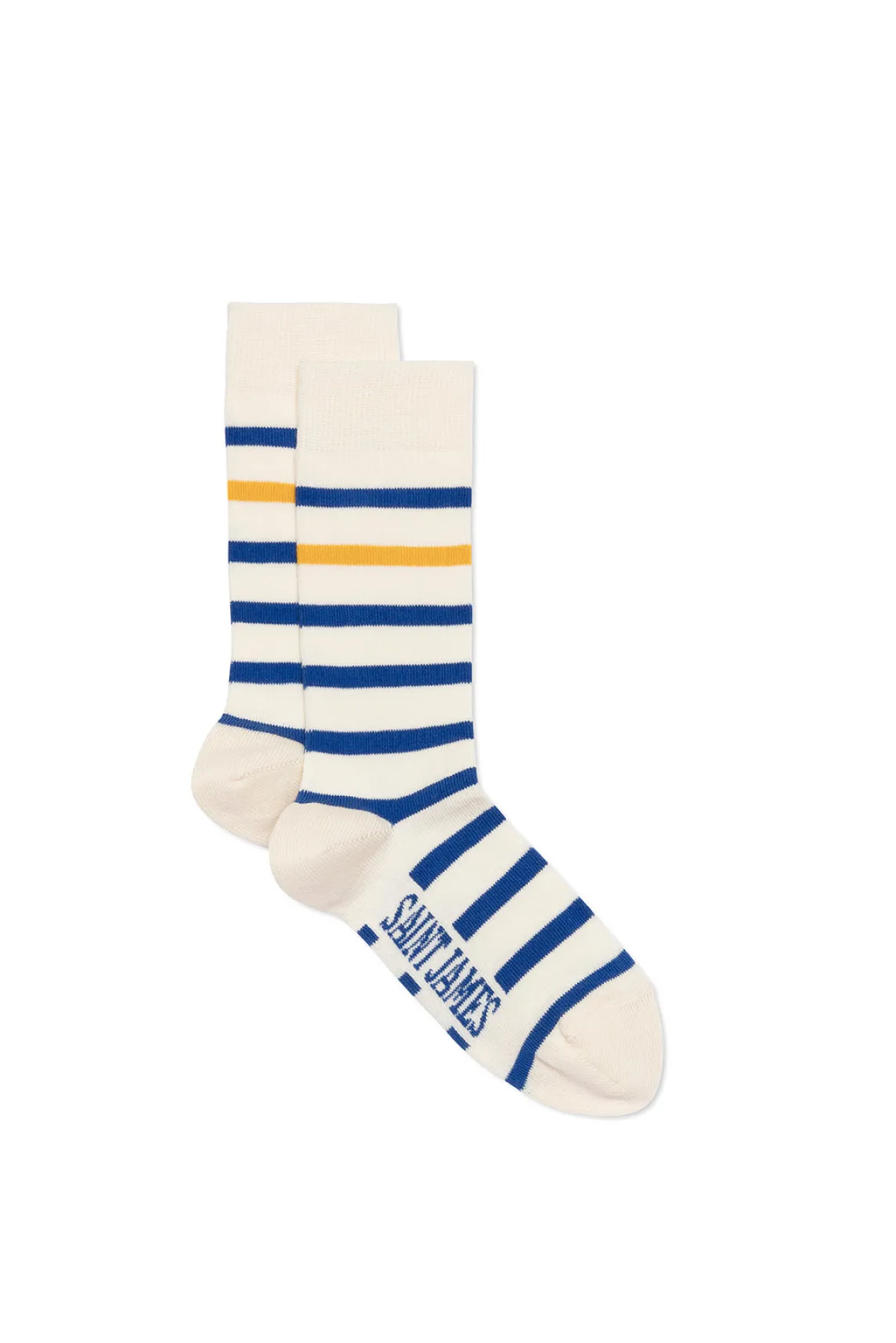 Saint James Shoes & Socks*Naval striped socks Ecume/gitane/ambre