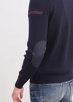 Saint James Jumpers & Cardigans*Navigateur zipped cardigan Navy