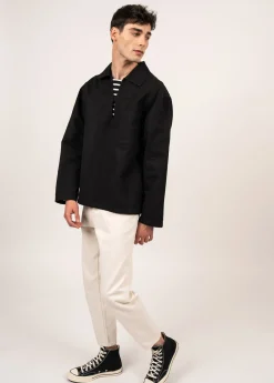 Saint James Shell Jackets & Raincoats*Nemo authentic sailor smock Noir
