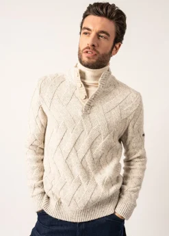Saint James Jumpers & Cardigans*Neuchatel Structured Knit Jumper Grisclairchine