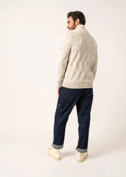 Saint James Jumpers & Cardigans*Neuchatel Structured Knit Jumper Grisclairchine