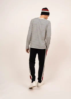Saint James Sailor Striped Shirts|Sailor Striped Shirts*Normands cotton sailor striped shirt Ecru/marine