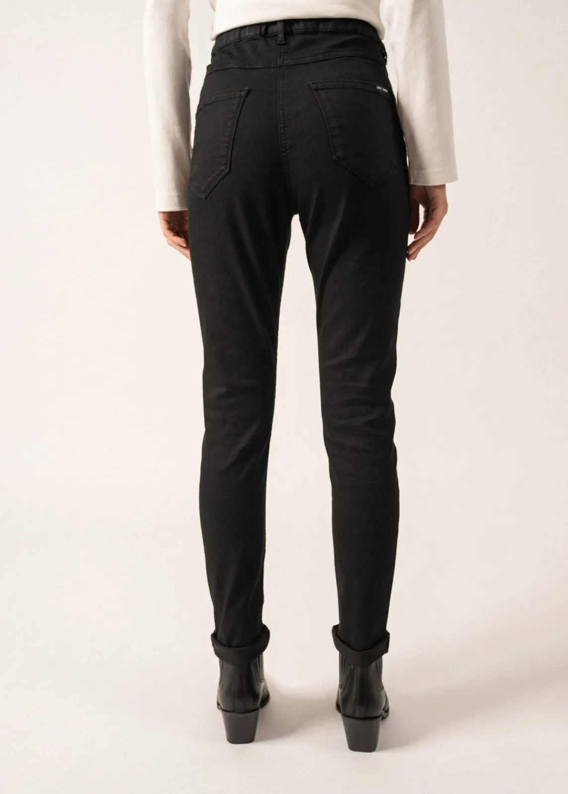 Saint James Trousers & Shorts*Olivia Cotton Jegging Noir
