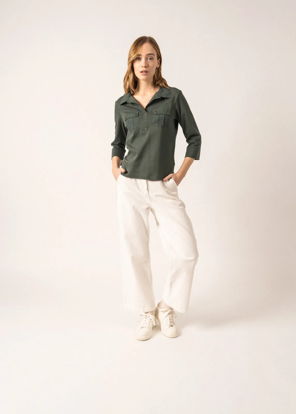 Saint James Tops & Polos*Oléron polo shirt Vegetal