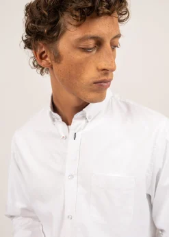 Saint James Shirts*Oran classic shirt Blanc