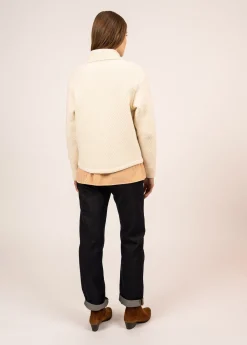 Saint James Jumpers, Cardigans, Jackets*Orthez short jacket Ecume