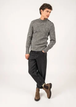 Saint James Sailor Jumpers|Sailor Jumpers*Paris plain sailor jumper Navy/ecru