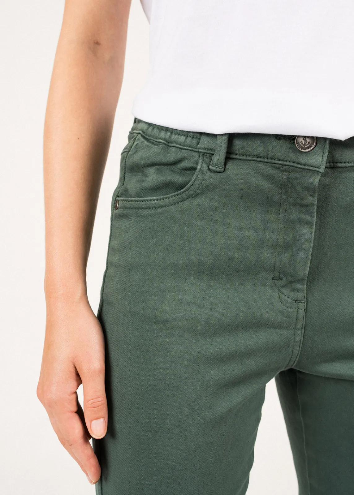 Saint James Trousers & Shorts*Patricia straight pants Vegetal