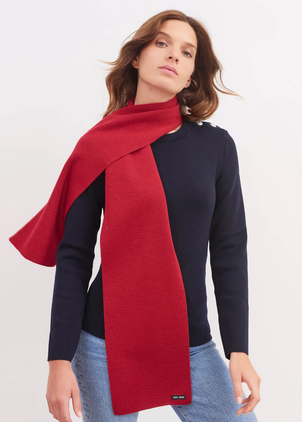 Saint James Accessories*Plain scarf Medoc