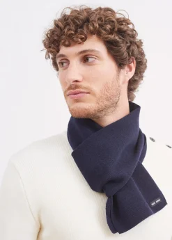 Saint James Scarves*Plain scarf Marine
