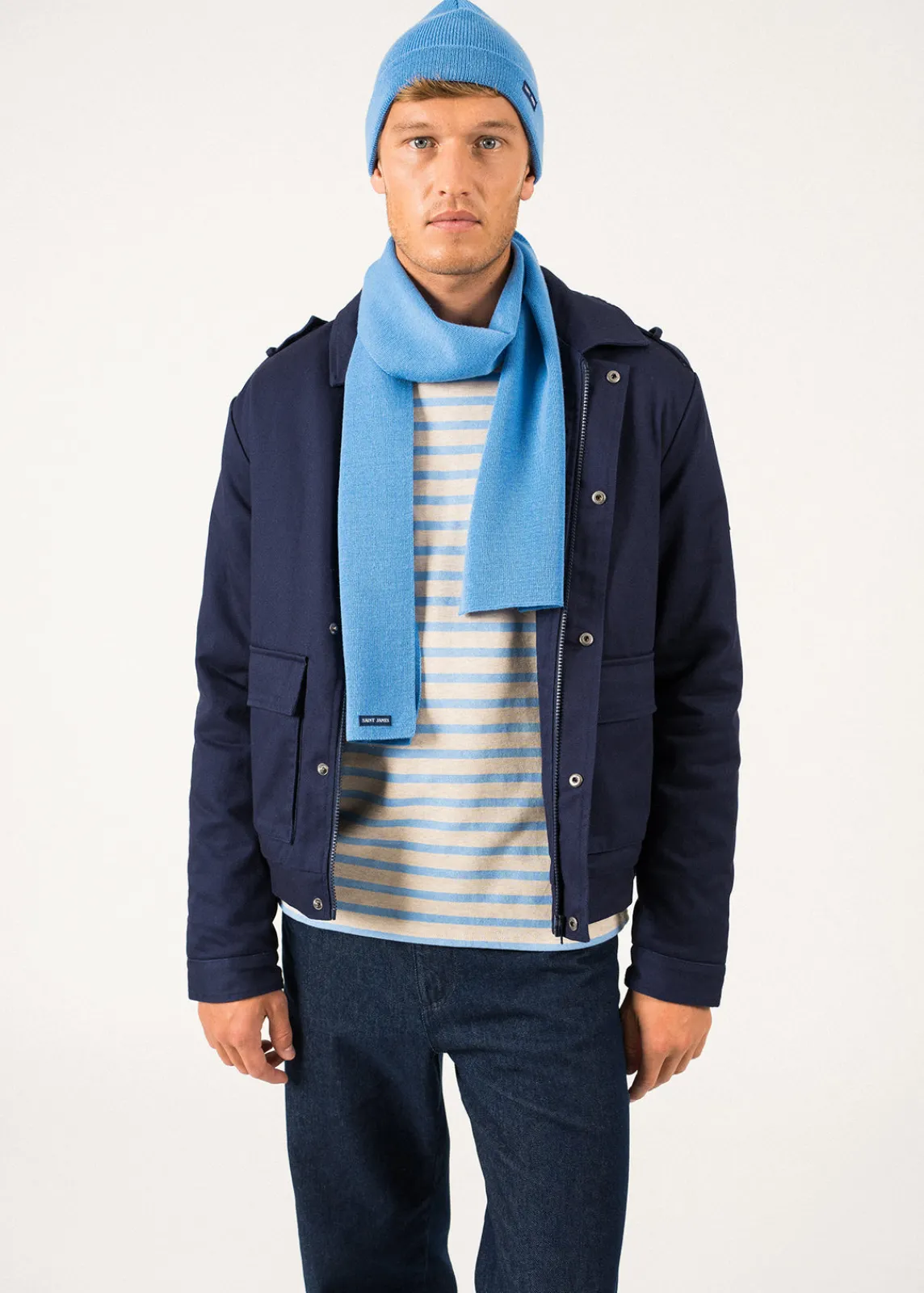 Saint James Scarves*Plain scarf Oxygene