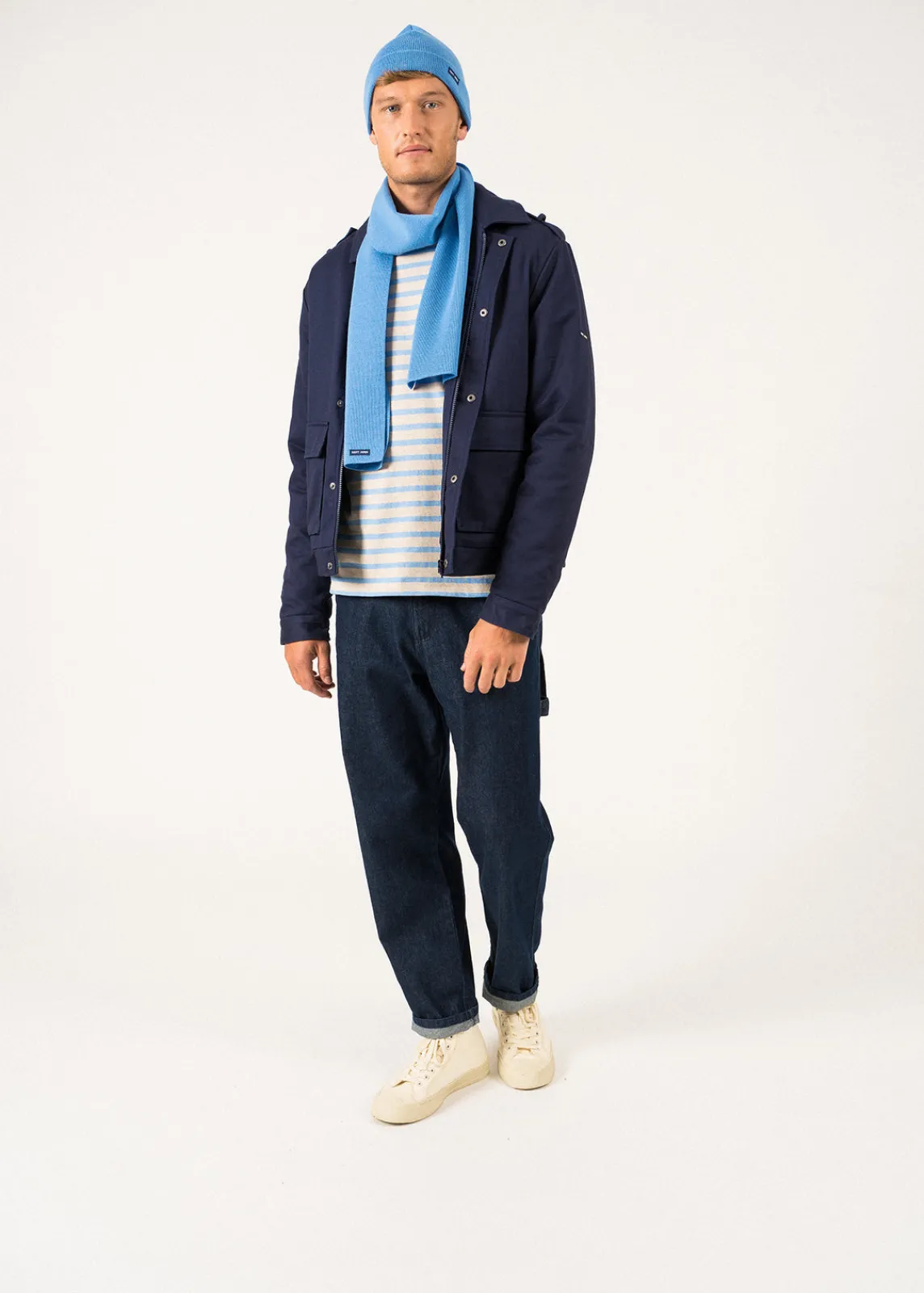 Saint James Scarves*Plain scarf Oxygene