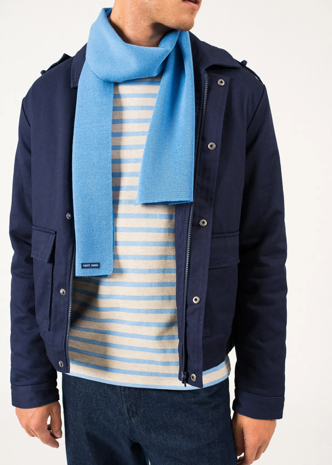 Saint James Scarves*Plain scarf Oxygene