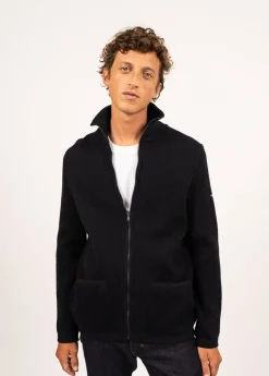 Saint James Shell Jackets & Raincoats*Quiberon zipped jacket Navy