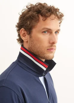 Saint James Polos & T-shirts*Rayan polo shirt in cotton stretch Marine