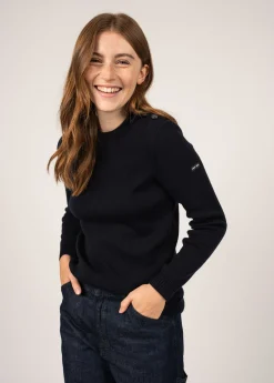 Saint James Sailor Jumpers|Sailor Jumpers*Rochefort plain sailor jumper Navy