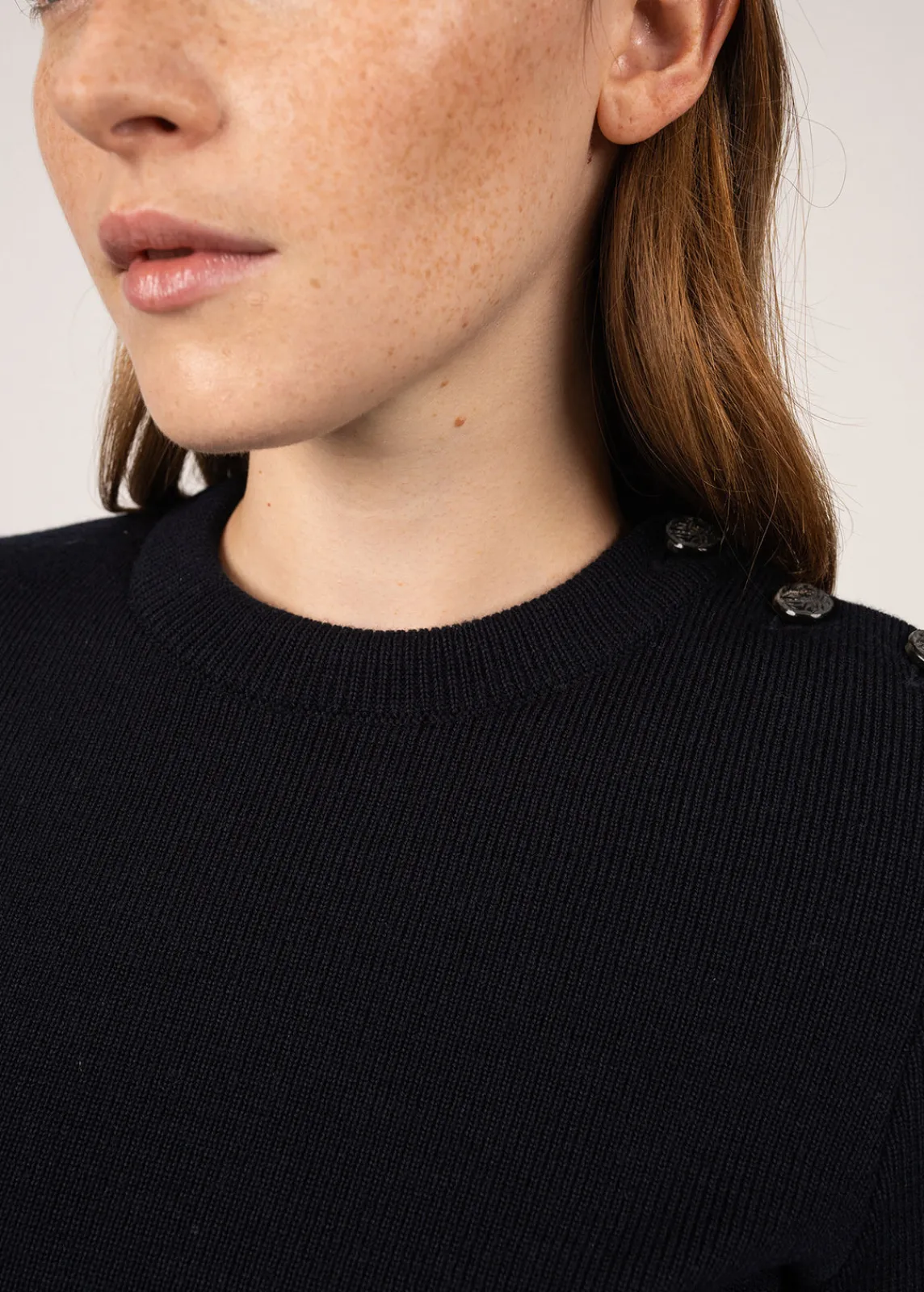 Saint James Sailor Jumpers|Sailor Jumpers*Rochefort plain sailor jumper Navy