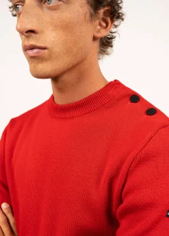 Saint James Sailor Jumpers|Sailor Jumpers*Rochefort sailor jumper Rouge
