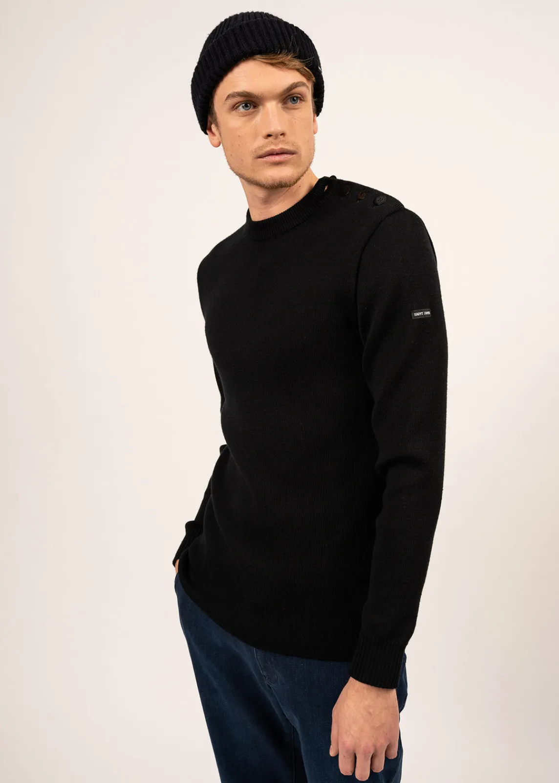 Saint James Sailor Jumpers|Sailor Jumpers*Rochefort sailor jumper Noir