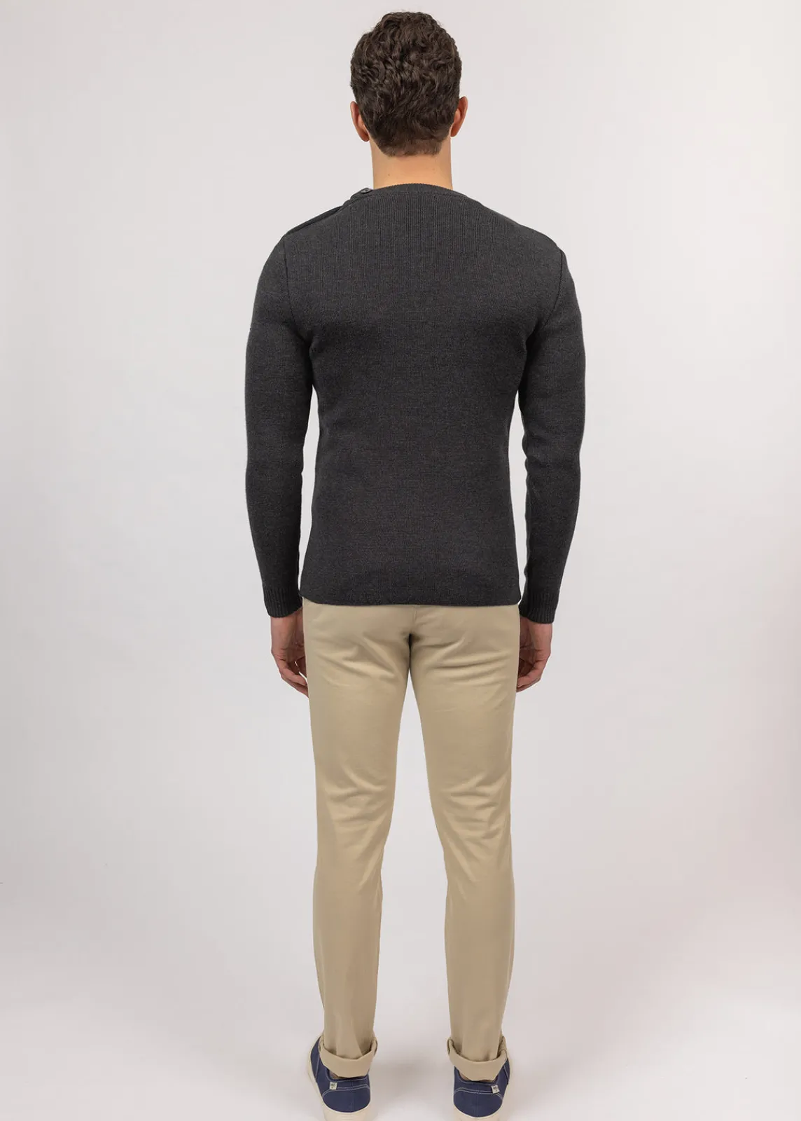 Saint James Sailor Jumpers|Sailor Jumpers*Rochefort sailor jumper Anthracite