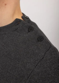 Saint James Sailor Jumpers|Sailor Jumpers*Rochefort sailor jumper Anthracite