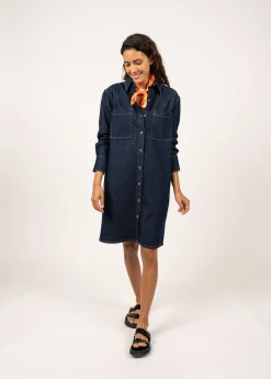 Saint James Dresses & Skirts*Roxane denim shirt dress Jean