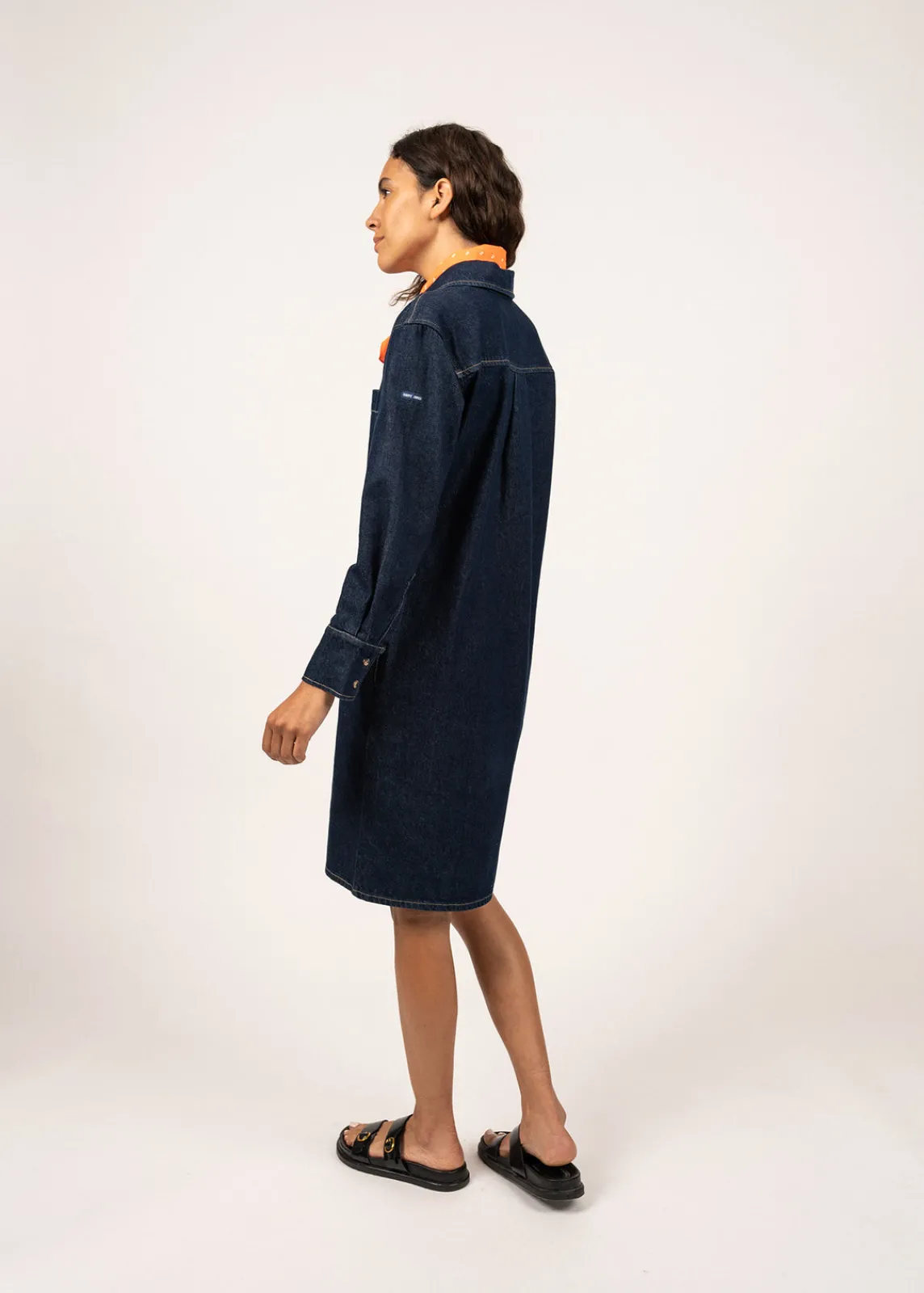 Saint James Dresses & Skirts*Roxane denim shirt dress Jean