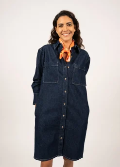 Saint James Dresses & Skirts*Roxane denim shirt dress Jean