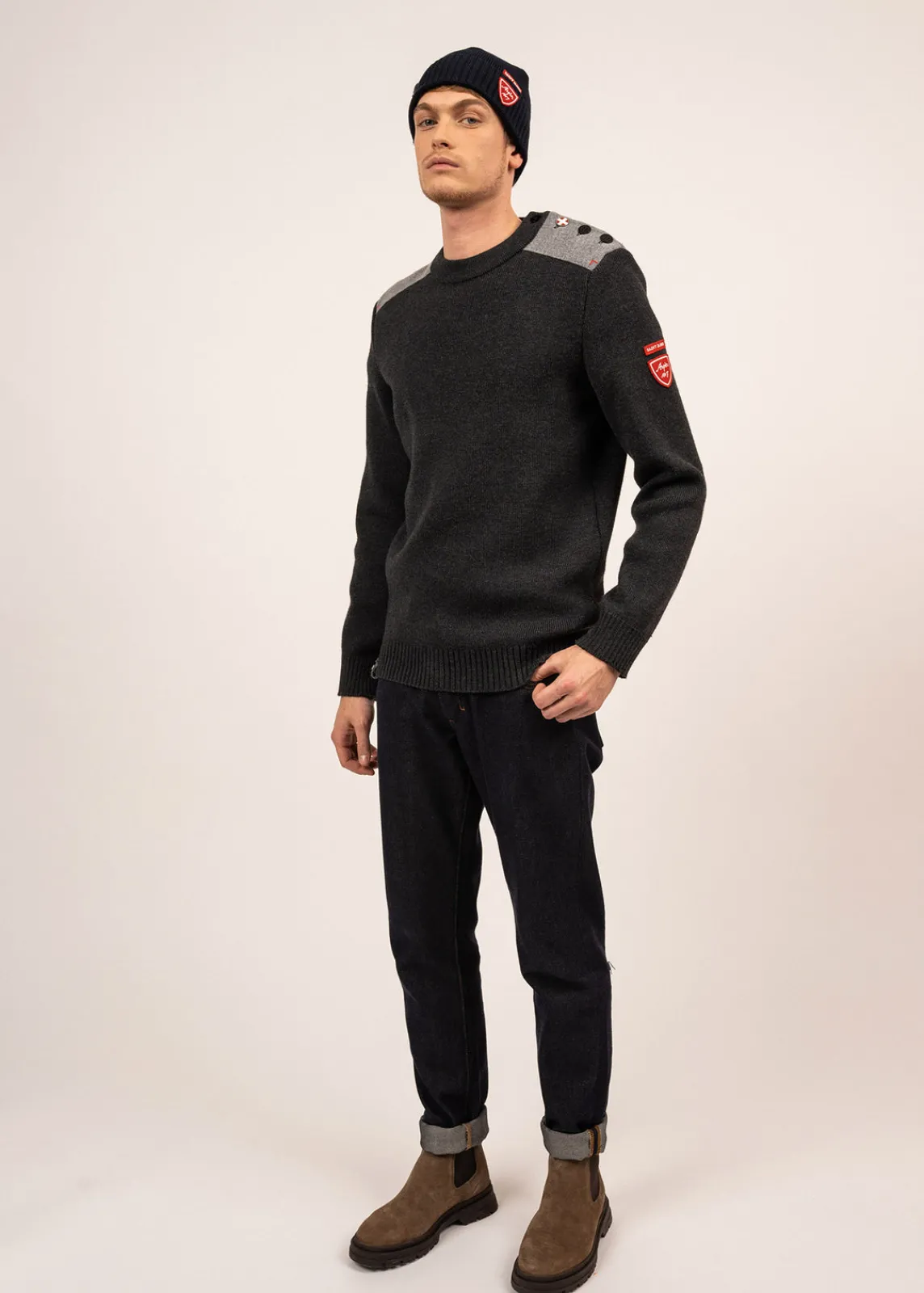 Saint James Sailor Jumpers|Sailor Jumpers*Sailor jumper Moraine Arpin Anthracite