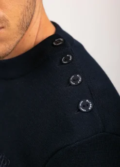 Saint James Sailor Jumpers|Sailor Jumpers*Sailor jumper with tricolour stripes Navy