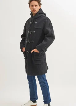 Saint James Coats*Saturne classic duffle-coat Anthracite