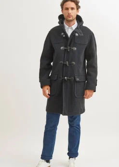 Saint James Coats*Saturne classic duffle-coat Anthracite